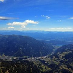 Flugwegposition um 12:52:04: Aufgenommen in der Nähe von Gemeinde Krems in Kärnten, Österreich in 2643 Meter